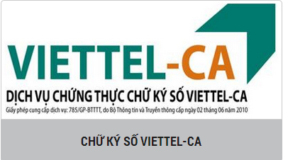 CHỮ KÝ SỐ VIETTEL GIÁ RẺ
