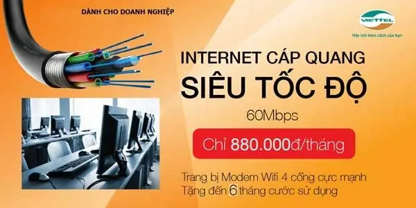 lắp quang viettel danh cho doanh nghiệp