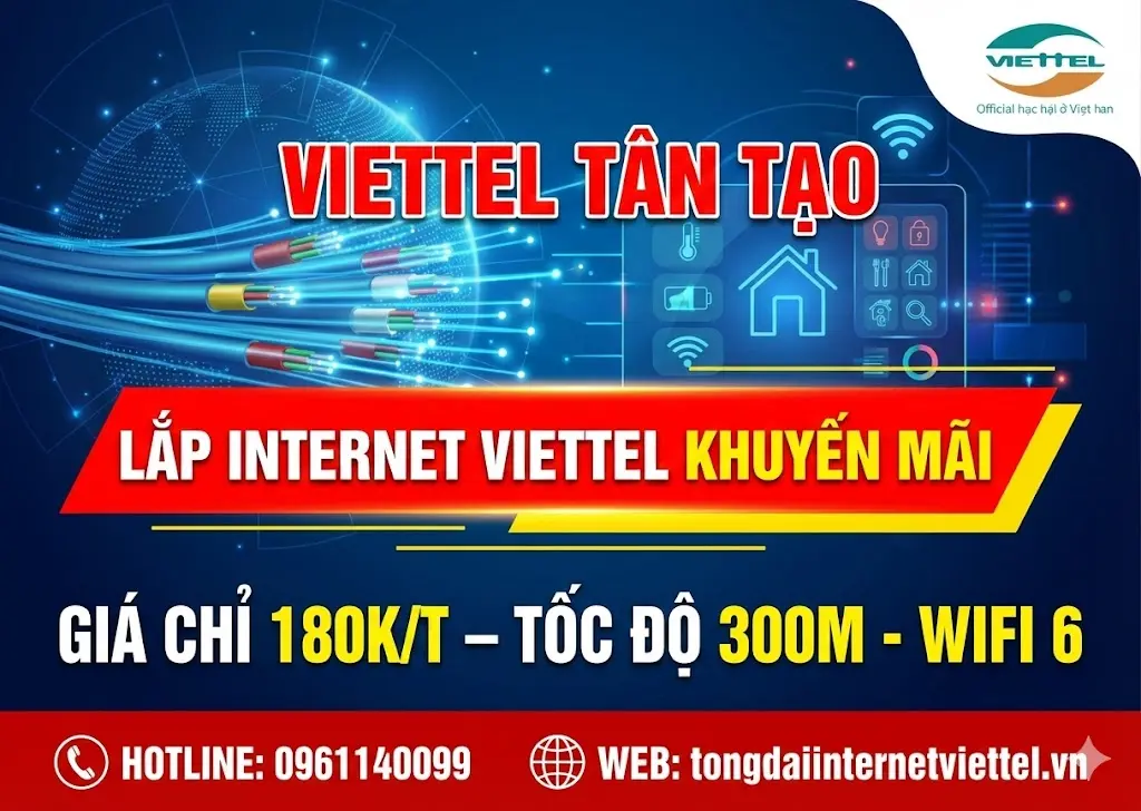 lắp mạng viettel t&acirc;n tạo