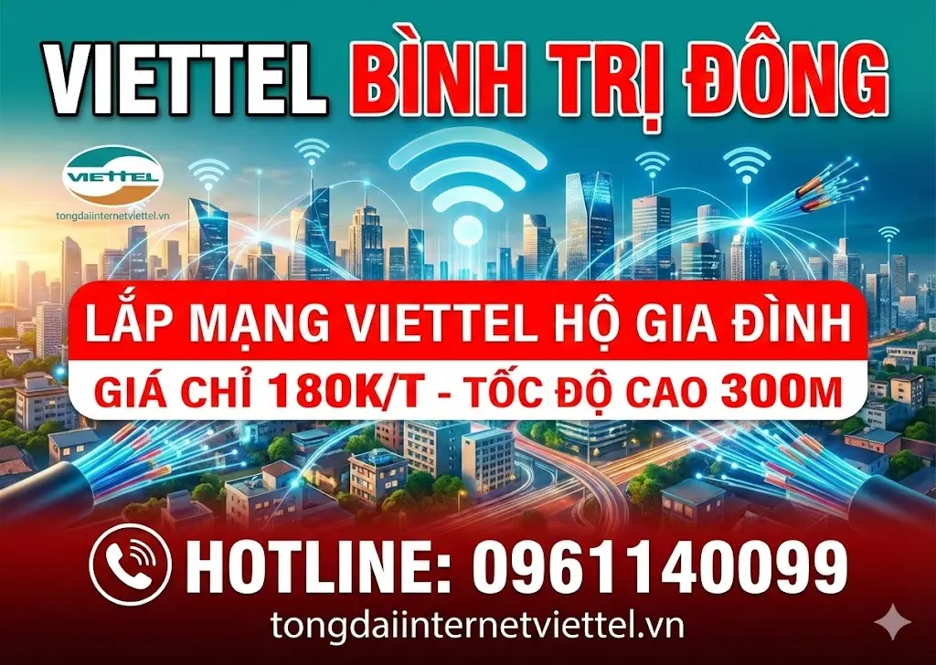 lắp mạng viettel b&igrave;nh trị đ&ocirc;ng