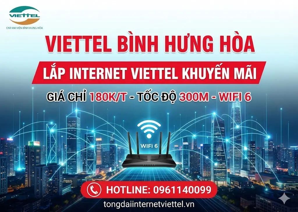 lắp mạng viettel b&igrave;nh trị đ&ocirc;ng