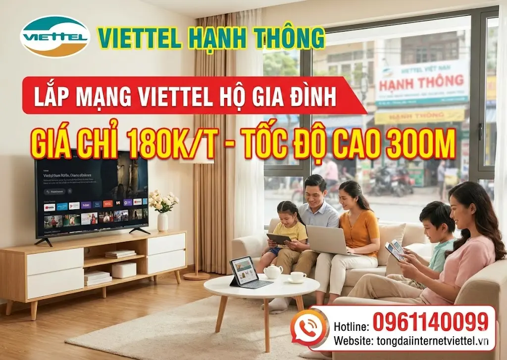 Lắp mạng Viettel Hạnh Th&ocirc;ng