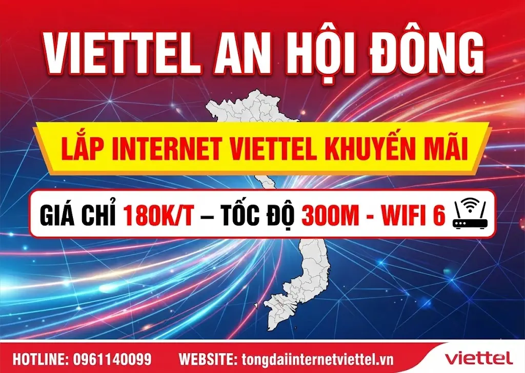 Lắp mạng Viettel G&ograve; Vấp phường 10 v&agrave; 17