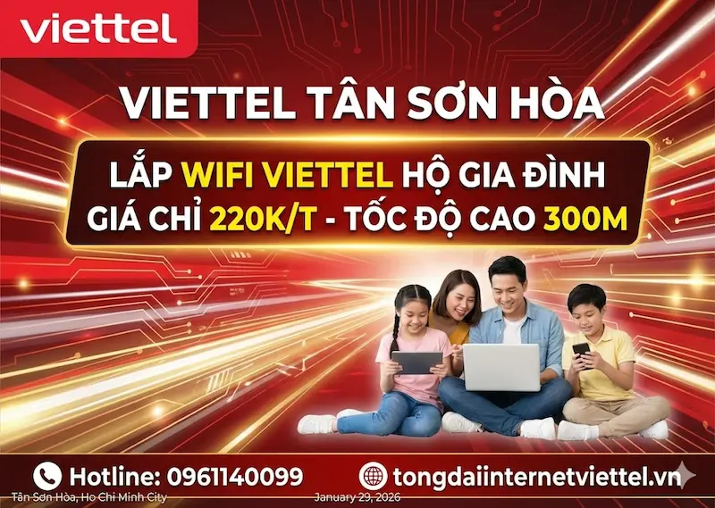 lắp internet viettel ở phường t&acirc;n sơn h&ograve;a