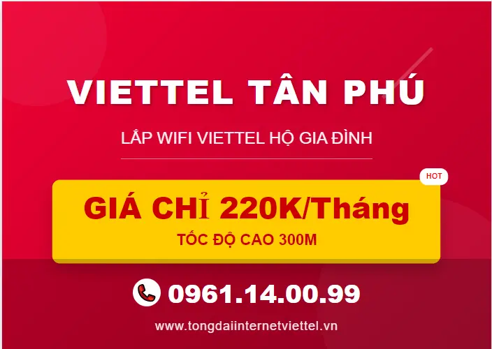 lắp internet viettel t&acirc;n ph&uacute;