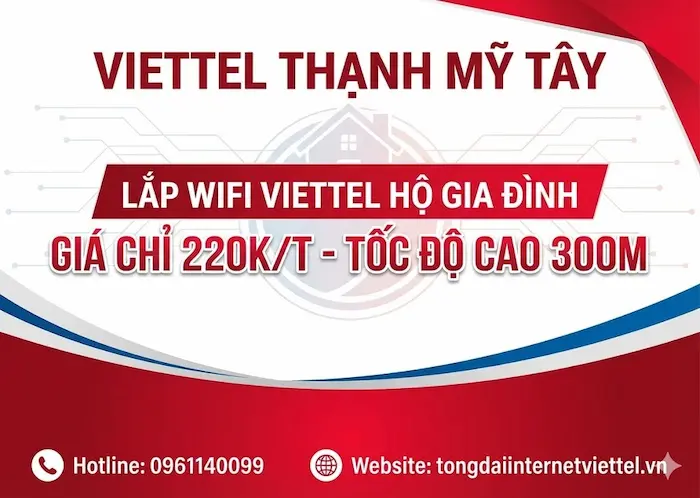 lắp đặt internet viettel tạnh mỹ t&acirc;y
