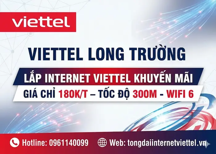 Lắp mạng Viettel tại phường Long Trường TP Thủ Đức