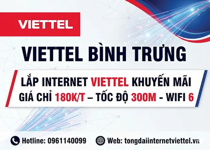 Đăng k&yacute; lắp mạng Viettel Binh Trưng nhanh trong ng&agrave;y