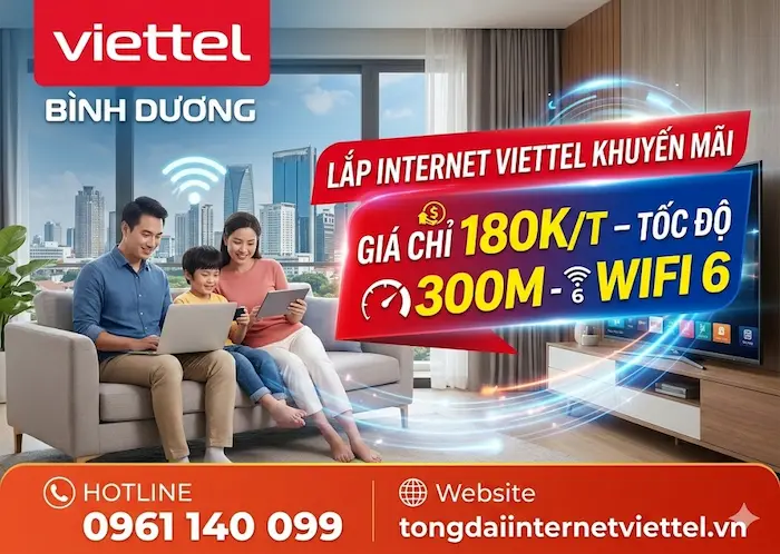 lắp internet viettel b&igrave;nh dương