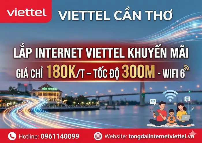 lắp internet viettel cần thơ
