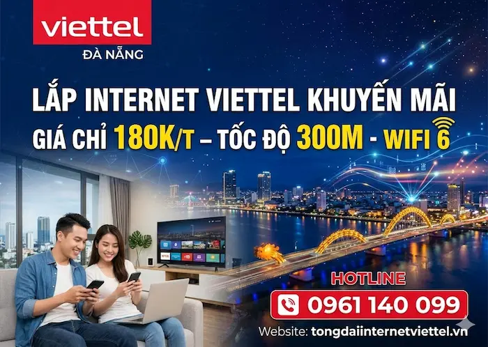 lắp internet viettel đ&agrave; nẵng