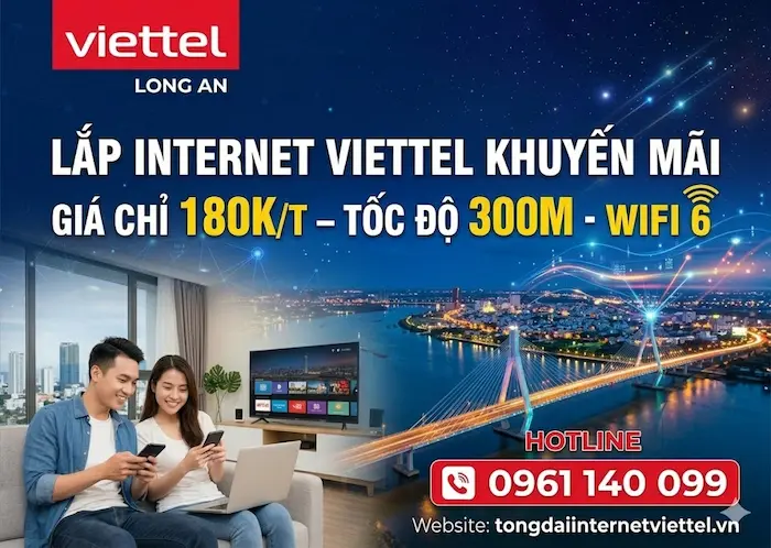 lắp internet viettel long an
