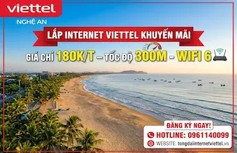 Lắp Internet Viettel Nghệ An – Cáp Quang Viettel Tốc Độ Cao Giá Rẻ 2026