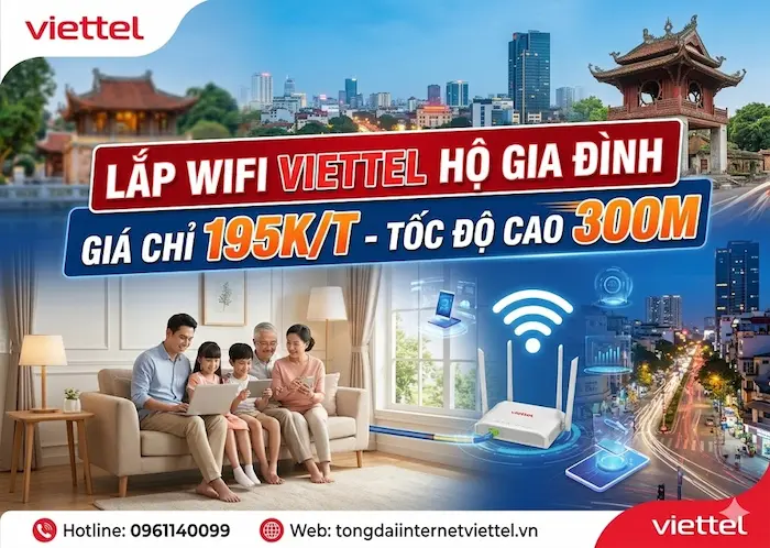 lắp internet viettel cho hộ gia đ&igrave;nh H&agrave; Nội