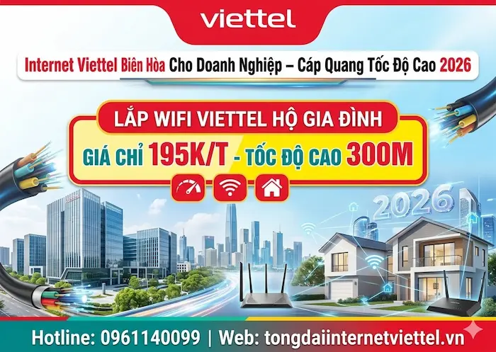 lắp internet viettel doanh nghiệp bi&ecirc;n h&ograve;a