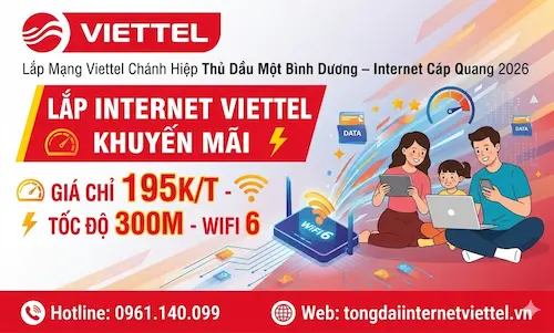 Bảng Gi&aacute; Cước Lắp Mạng Viettel Ch&aacute;nh Hiệp Cập Nhật Mới Nhất