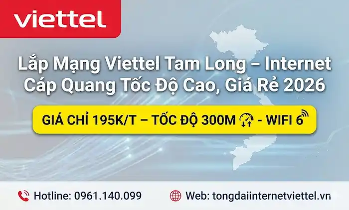 Quy Tr&igrave;nh Lắp Đặt Mạng Viettel Tại Tam Long Si&ecirc;u Tốc