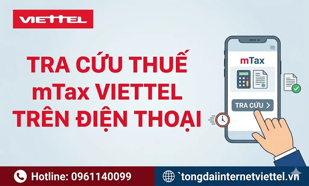 Tra cứu thuế tr&ecirc;n Di động - mTax của Viettel