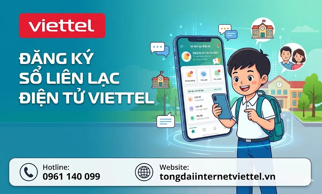 Đăng k&yacute; Sổ li&ecirc;n lạc điện tử SMS Parent Viettel
