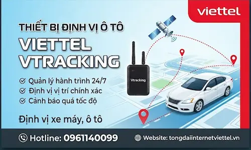 Thiết Bị Định Vị Ô Tô Viettel Vtracking – Hợp Chuẩn Bộ GTVT, Giá Rẻ 2026