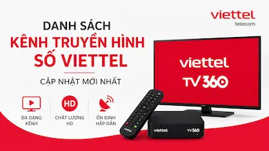 Danh Sách Kênh Truyền Hình Số Viettel Mới Nhất 2026