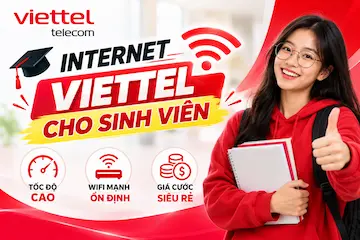 Internet Viettel Cho Sinh Viên – Gói Cước WiFi Giá Rẻ Nhất