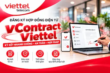 Đăng Ký Hợp Đồng Điện Tử vContract Viettel