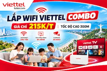 Lắp Internet Và Truyền Hình Viettel Vũng Tàu – Combo Wifi TV360 Khuyến Mãi 2026